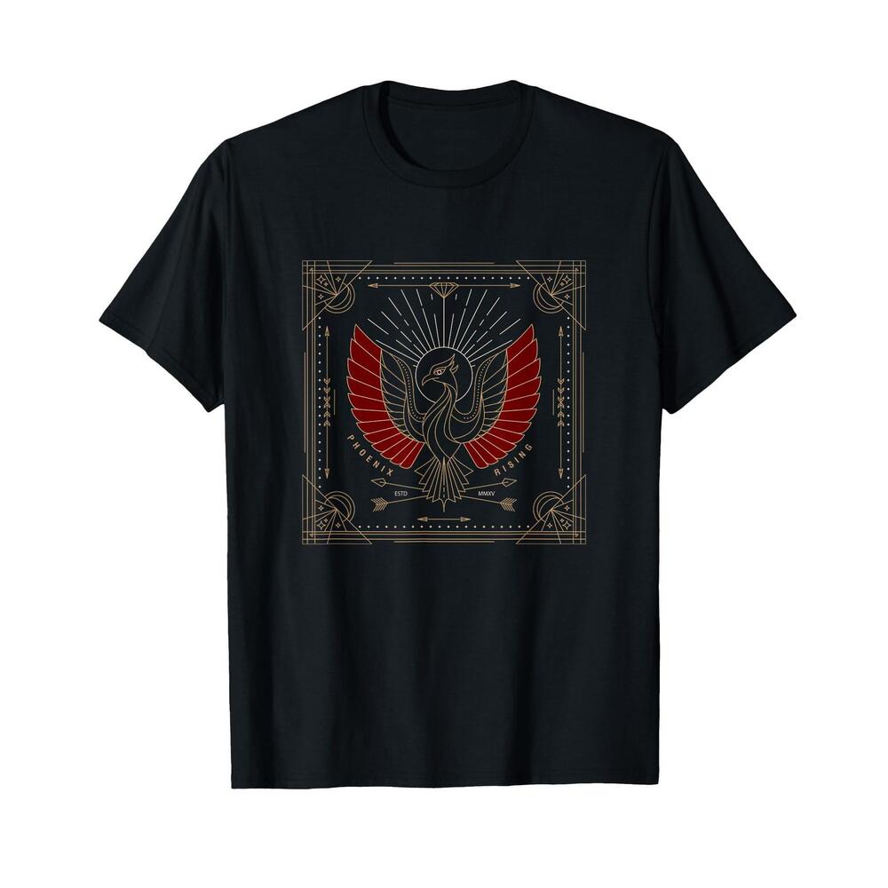 Phoenix Rising T-Shirt  Abstract Graphic T-Shirt